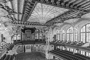  Musikpalast, Konzertsaal, 1905-08, Barcelona 
